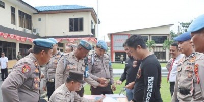 Tiga Personil Polres Bitung Terjaring Pelanggaran, 2 Pucuk Senpi Disita